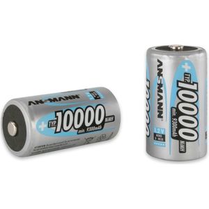 Ansmann Oplaadbare batterijen Mono D HR20 10000 mAh 5030642 2 st