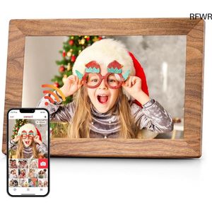 RFWR® Digitale Fotolijst 10,1 Inch met Wifi en 32 GB Geheugen