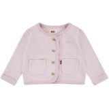 Levi´s ® Kids French Terry Cardigan Sweatshirt Roze 18 Months Meisjes