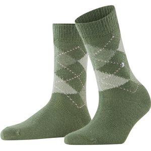 Burlington - Whitby - Dames Sokken - Groen Pale Green 7046 - 1 Paar