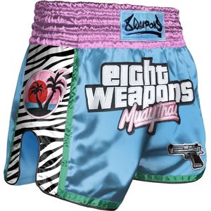 8 WEAPONS Kickboks Muay Thai Shorts Miami Thai - XXL