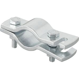 VCTparts® Hulpkoppeling met Sleuf voor Aanhanger en Trekhaak Zilver - Veiligheidskabel en Breekkabel Beveiliging