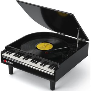 Vinyl Platenspeler met Bluetooth en USB Functie - 3-Snelheden Draaitafel