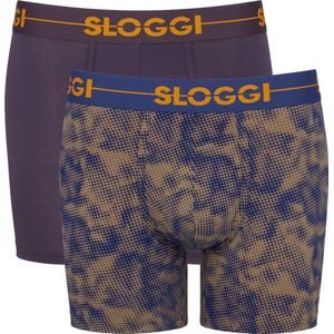 Sloggi Heren Go 2-Pack Short Donkerblauw S