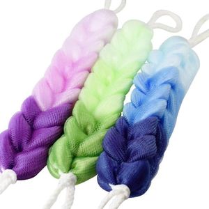 Bad Mesh Bladerdeeg Spons Set van 3 - Exfoliërende Scrubber voor Rug - Assortiment van Kleuren