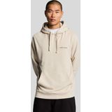 Lyle & Scott - Loopback Geborduurde Hoodie - Beige