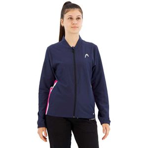 HEAD - Breaker Jacket - Damesjack - Navy - Vivid Pink - Waterafstotend