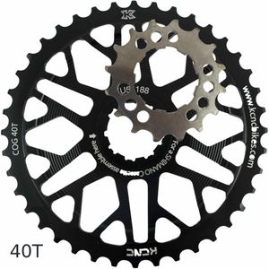 KCNC Rondsel set cassette Shimano/Sram rood/zwart Uitvoering 11-36/42 tanden
