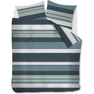 Ambiante Dani dekbedovertrek - Tweepersoons - 200x200/220 - Blauw