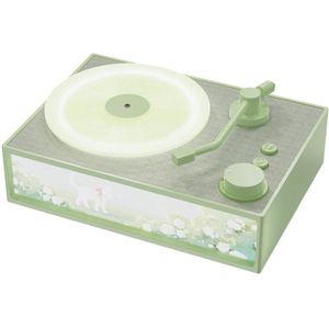 Aromatherapie vinyl Bluetooth-luidspreker slaapkamer woonkamer sfeer hoogwaardige platenspeler kantoor retro Bluetooth-luidspreker - groen