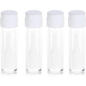 Set van 4 contactlenzen inzethulpen voor zachte lenzen met handige witte fles voor eenvoudig en hygiënisch gebruik bij het inbrengen van lenzen