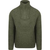 McGregor - Half Zip Trui - Groen - Lamswol Blend