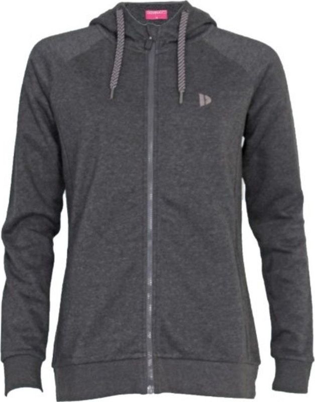 Donnay - Anna - Sweatvest met Capuchon - Charcoal Marl