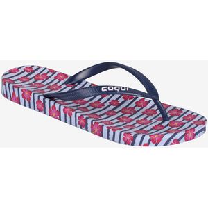Women’s flip flops coqui kaja flower navy 36