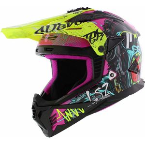 LS2 - Offroad Helm - KPA - Zwart - Verstelbare Klep