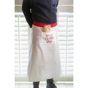 Why Couldn't it be Christmas Every Day Apron/ Schort - One Size