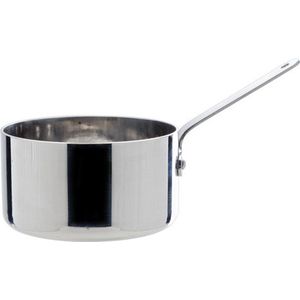 Mini steelpan/sauspan 8 cm - 2 liter - Voor o.a. saus en jus - Steelpannetjes