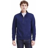 Dockers - T3 - Half Rits Trui - Blauw - Regular Fit