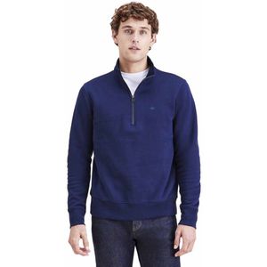Dockers - T3 - Half Rits Trui - Blauw - Regular Fit