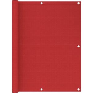 vidaXL-Balkonscherm-120x300-cm-HDPE-rood