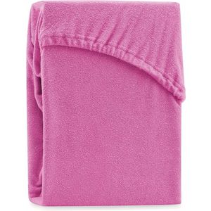 Terry Hoeslaken met Elastiek 240x220 cm - Fuchsia