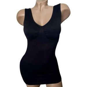 Corrigerende Hemd Naadloos - Polyamide - 3036 - L/XL zwart