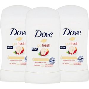 Dove Apple & White Tea Deodorant Stick - 3 x 40ml - Deodorant Vrouw