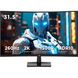 TITAN ARMY C32C1S - QHD Curved Gaming Monitor - 240Hz - 32 Inch