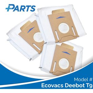 Ecovacs Deebot T9 Stofzakken (3 Stuks, Plus.Parts® alternatief voor D-DB03)