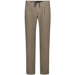 NZA - Bruine katoenen stretch broek