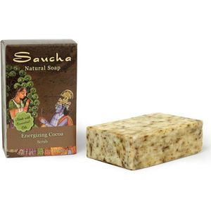 Saucha scrubzeep, Energizing Cocoa, Prabhuji's Gifts, 100% natuurlijk, vegan