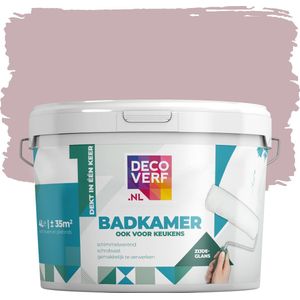 Decoverf badkamerverf oud roze, 4L