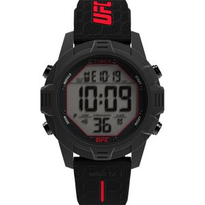 Timex UFC Brawler TW2V98000 Horloge - Siliconen - Zwart - Ø 42.5 mm