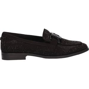 La Strada - Loafer - Zwart - Dames - Met Steentjes