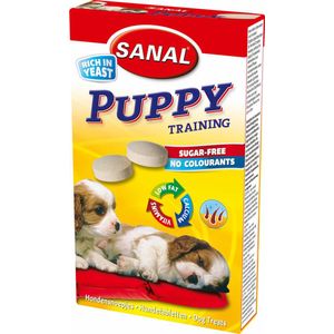 Sanal Puppy Training Hondensnoepjes - Puppysnoepjes - Vitamines - Hondensnack - Suikervrij - 40 Tabletten