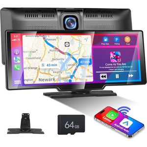 CarPlay Scherm met Dashcam | Android Auto scherm met Camera | Universeel