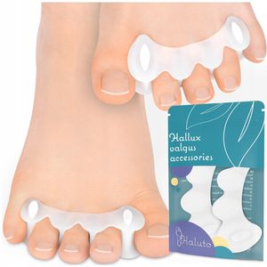 Siliconen Teen Spreiders voor Hallux en Overlappende Tenen - Maat M