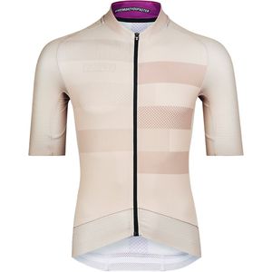 Bioracer Epic Slice - Fietsshirt Heren Korte Mouw - Beige - Maat XL