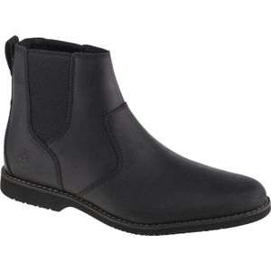 Timberland - Woodhull - Enkellaarzen - Zwart - Leer