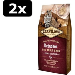 2x CARNILOVE REIND ENERGY/OUTDOOR 6KG