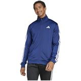 Adidas - 3 Stripes Tricot Trainingsjack - Zwart - 100% Gerecycled Polyester