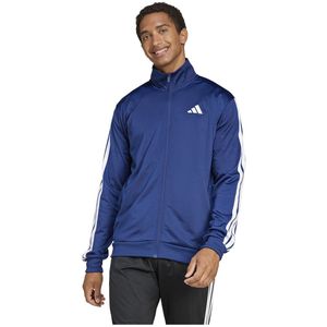 Adidas - 3 Stripes Tricot Trainingsjack - Zwart - 100% Gerecycled Polyester