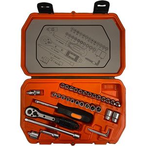 Skandia Doppendoos 1/4"" - 34-delig