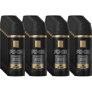 Axe Deodorant Bodyspray Gold 150 ml - Voordeelverpakking 24 stuks