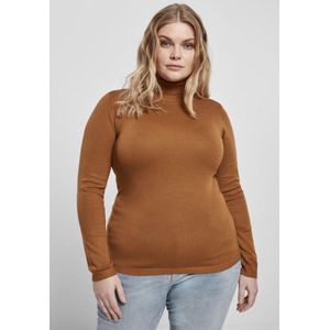 Urban Classics Sweater/trui -4XL- Basic Turtleneck Bruin