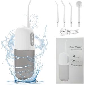 Draagbare monddouche met 4 modi - Draadloze tandirrigator voor effectieve mondhygiëne