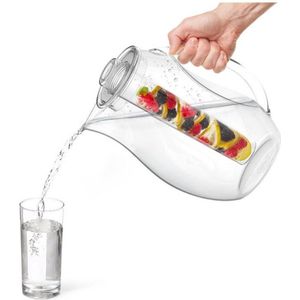 Buxibo Waterfles met Fruit Infuser - 2.75 Liter - 100% BPA Vrij - Detox Waterfles