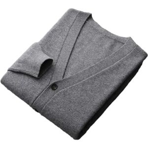 Kasjmier heren trui vest voor herfst en winter