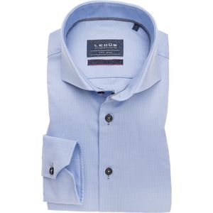 Ledûb slimfit lichtblauw