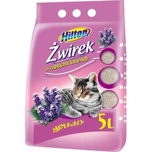 Hilton Kattenbakvulling Bentonite met Lavendelgeur - 5 Liter